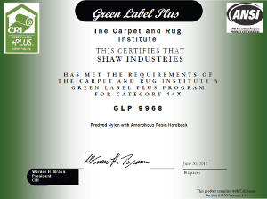 Certyfikat Green Label Plus